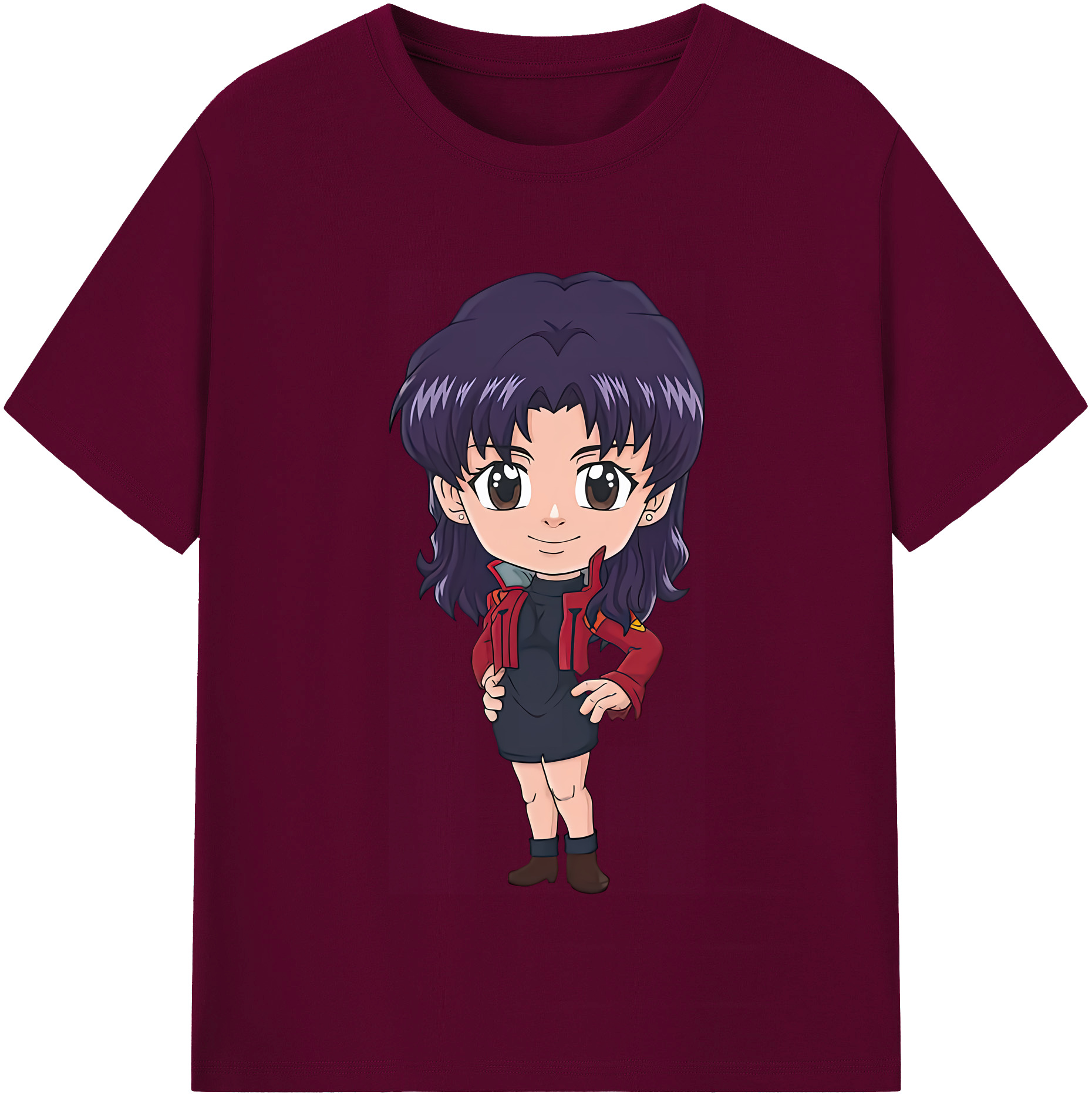 （画像用） EVA 新世紀エヴァンゲリオン レディースカジュアルプリントTシャツ（綿100％）